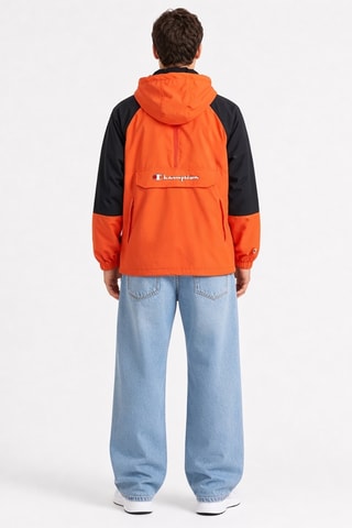 Coupe-vent à capuche - Orange