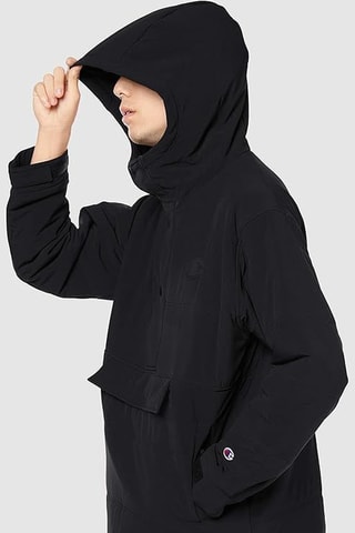 Coupe-vent à capuche - Noir