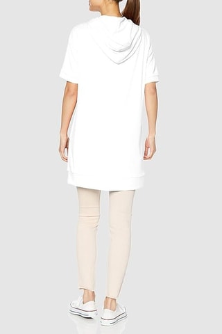 Robe sweat à capuche - Blanc