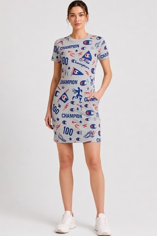 Robe t-shirt - Gris clair