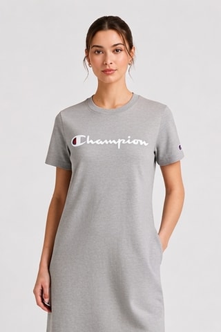 Robe t-shirt - Gris chiné