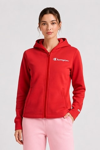 Sudadera con capucha - Rojo