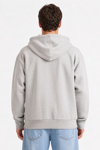 Sudadera con capucha - Gris claro jaspeado