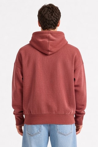 Sweat à capuche - Rouge brique