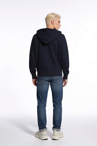 Sudadera con capucha - Azul marino