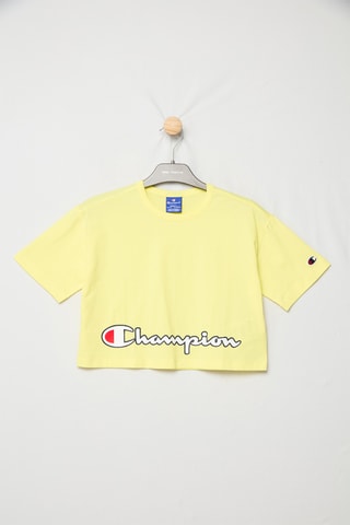 T-shirt cropped - Jaune