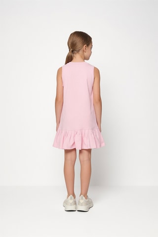 Robe volantée sans manches - Rose pâle