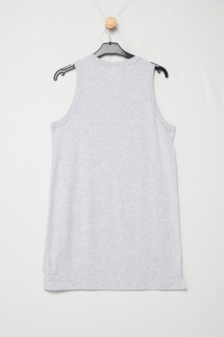 Robe droite sans manches - Gris