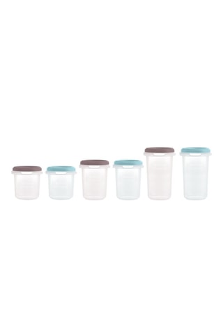 6 contenitori salvafreschezza Terra - 200 ml, 250 ml e 300 ml