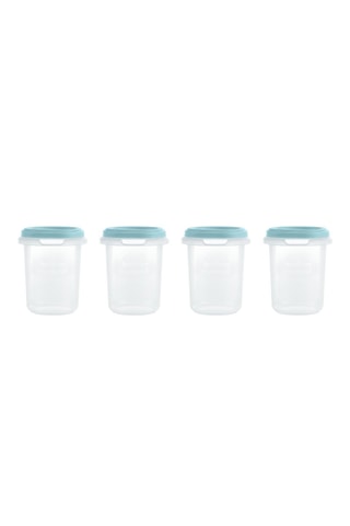 4 contenitori salvafreschezza Terra - 250 ml