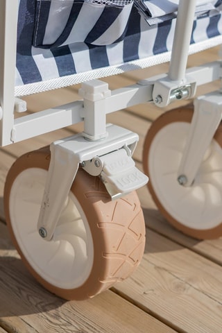 Chariot pliable - 55 x 82 x 75 cm - Bleu marine