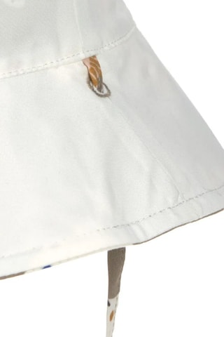 Cappellino da pescatore double face - Beige e marrone