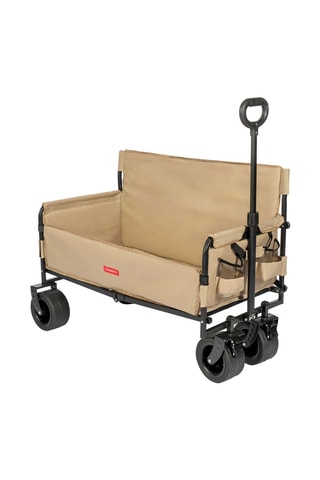 Chariot de transport pour enfant - Beige - Jusqu'à 180 kg