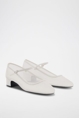 Babies à talons - Blanc
