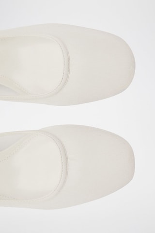 Babies à talons - Blanc