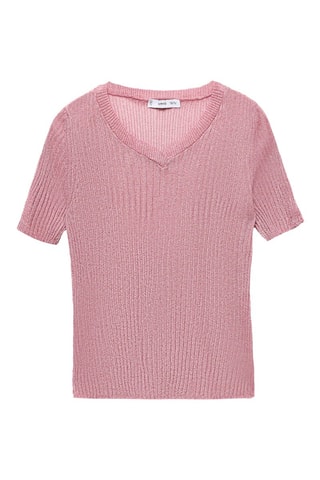 Pull lurex semi-transparent - Rose