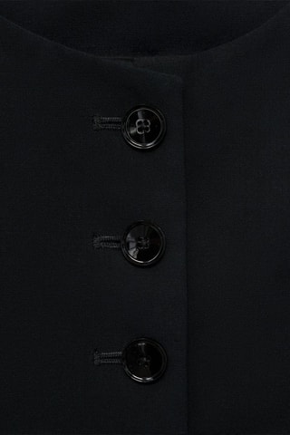 Gilet costume boutons - Noir