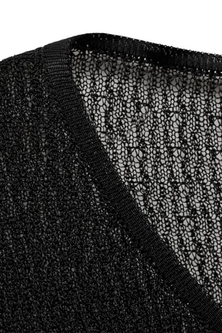 Cardigan maille nœuds - Noir