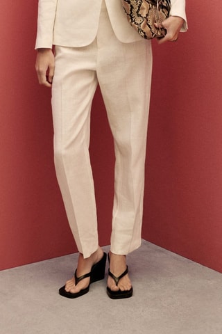 Pantalon - Blanc cassé