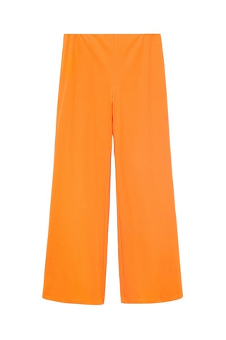 Pantalon droit fluide - Orange