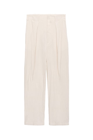 Pantalon 7/8 texture - Ecru