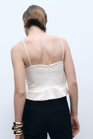Top - Blanc cassé