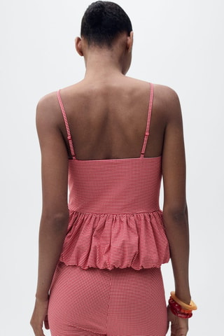 Top vichy - Rouge