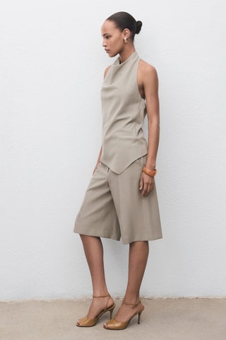 Top asymétrique dos nu - Gris