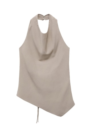 Top asymétrique dos nu - Gris