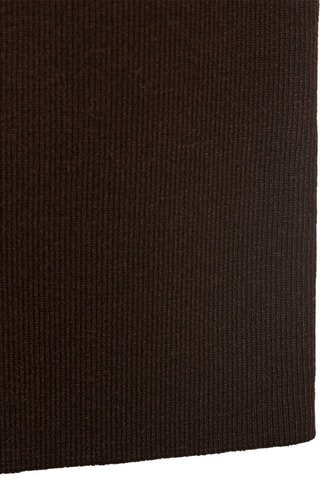 Top maille fine - Marron