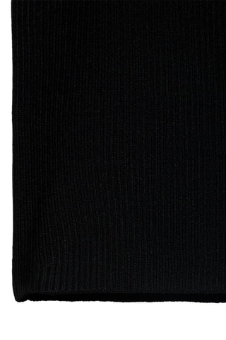 Top maille détails contrastants - Noir