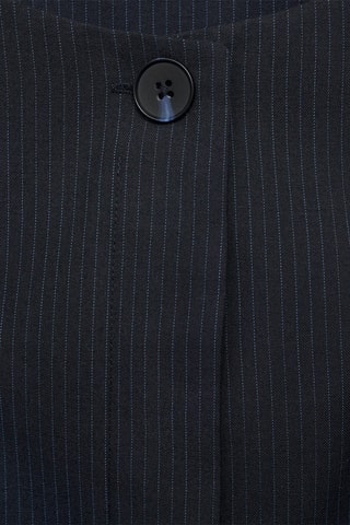 Robe à rayures tennis avec boutons dissimulés - Bleu marine
