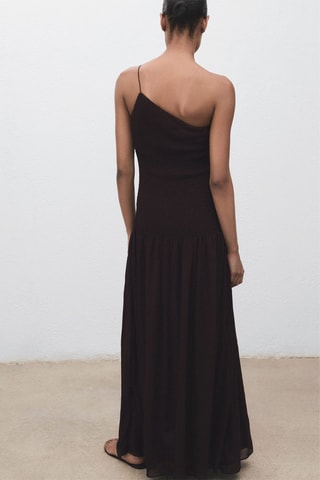Robe longue - Marron - Marron