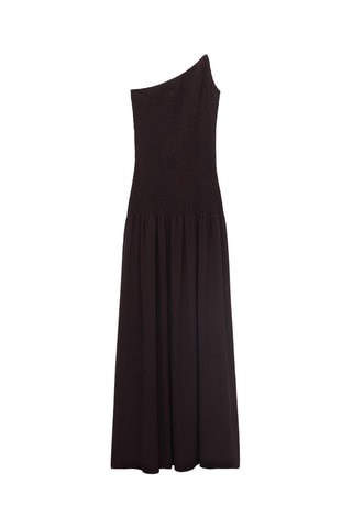 Robe longue - Marron - Marron