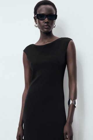 Robe dos nu - Noir