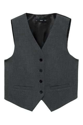 Gilet costume ceinture réglable - Gris