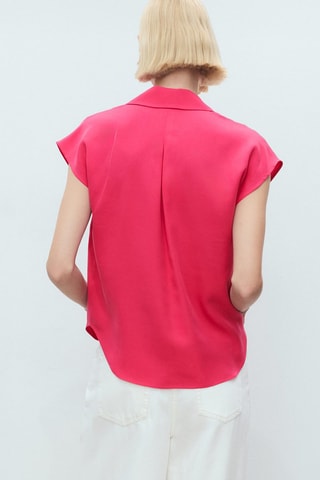Chemise Lyocell sans manches - Rose