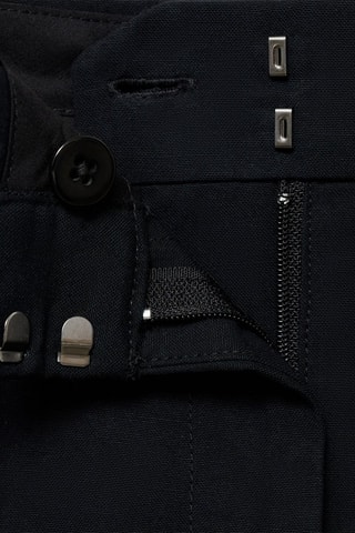 Short de costume à pinces - Noir