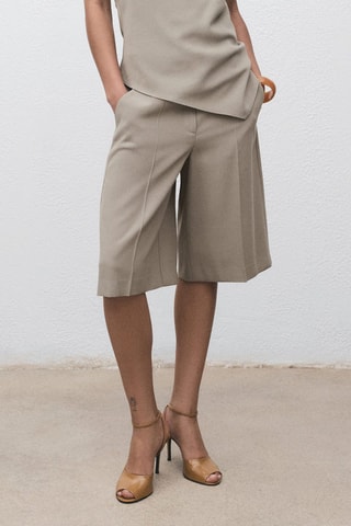 Bermuda costume taille normale - Gris