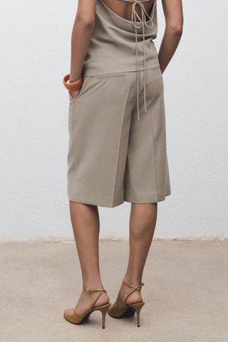 Bermuda costume taille normale - Gris