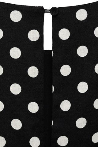Combinaison ceinture pois - Noir