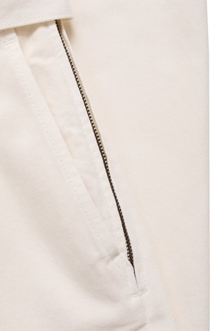 Combinaison jean ceinture - Blanc