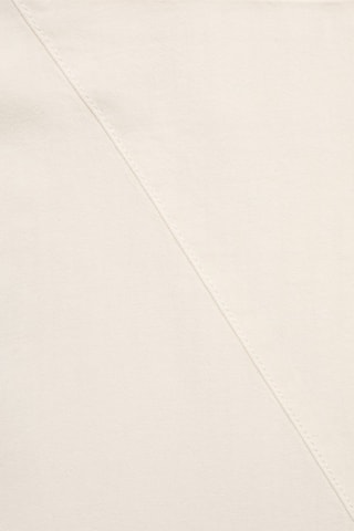 Jupe midi coton asymétrique - Écru