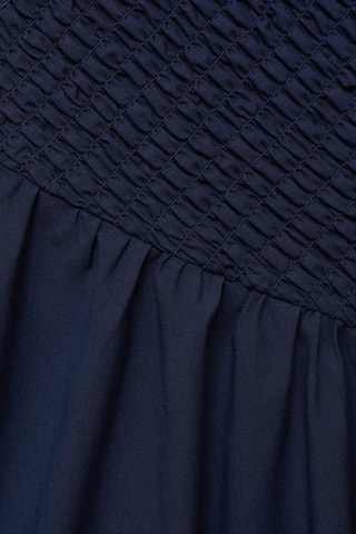 Robe à emmanchures américaines combinée - Bleu Marine