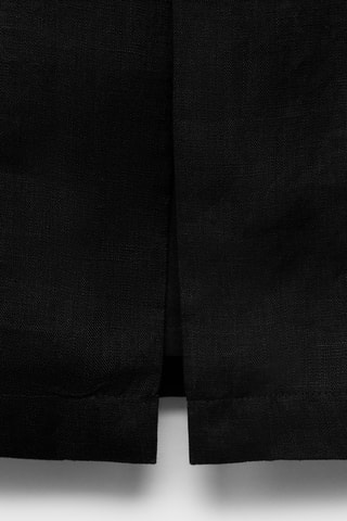 Jupe crayon lin - Noir
