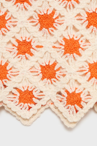 Minijupe crochet - Orange