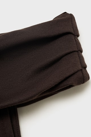 Robe bustier - Marron