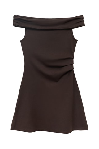 Robe bustier - Marron