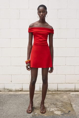 Robe bustier - Rouge