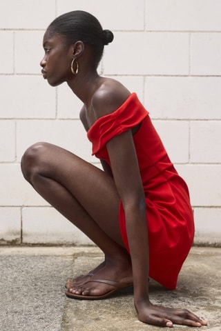Robe bustier - Rouge